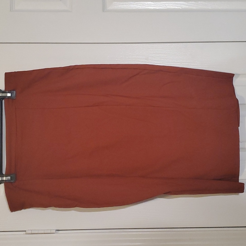Burnt Orange Pencil skirt